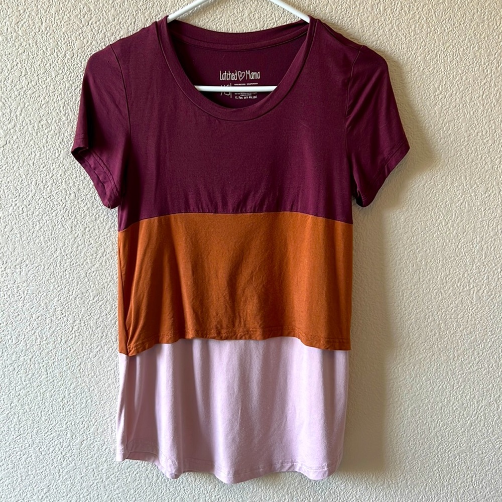 Latched Mama Three tier Tee shirt